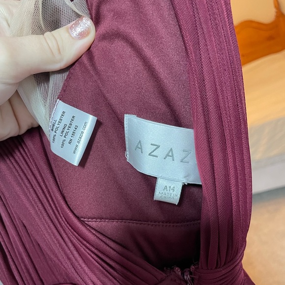 Azazie Wine Bridesmaid Dress - Picture 2 of 5